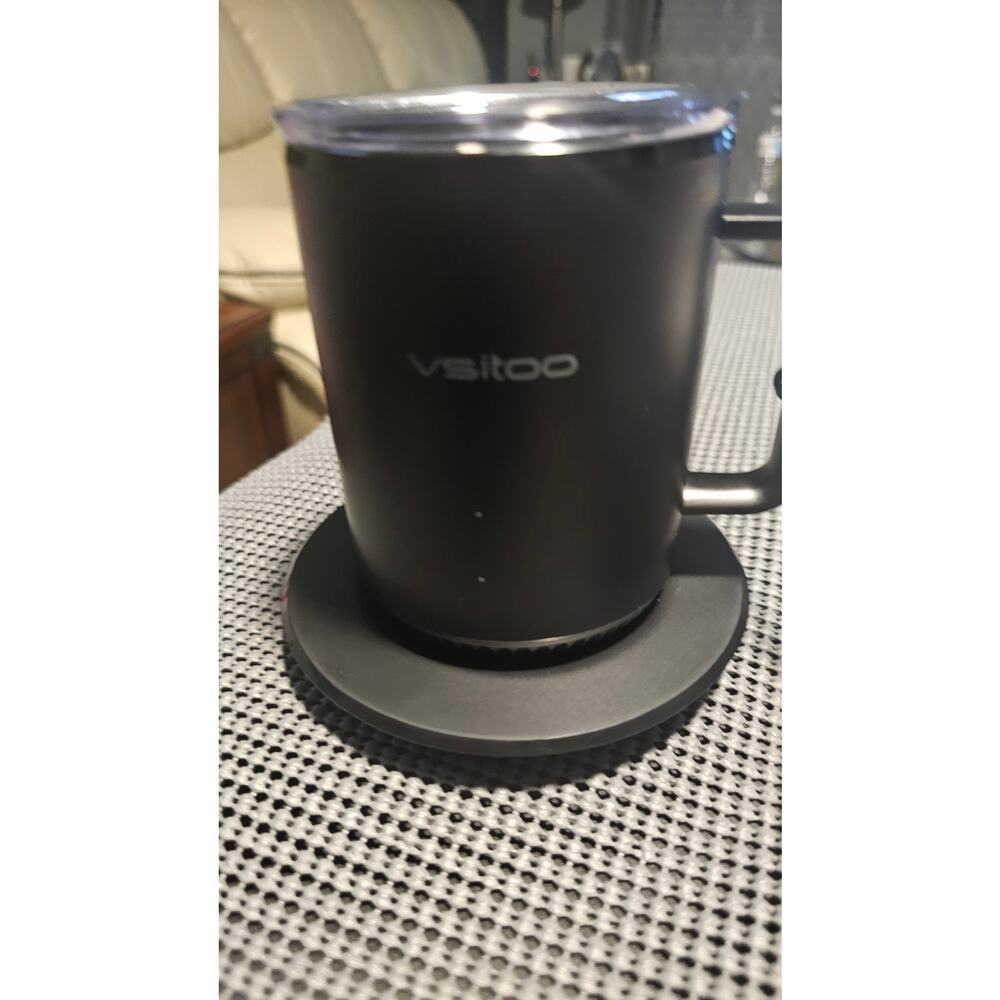 VSITOO Control Smart Coffee Mug - 14oz Black - App Controlled Heated Coffee Cup